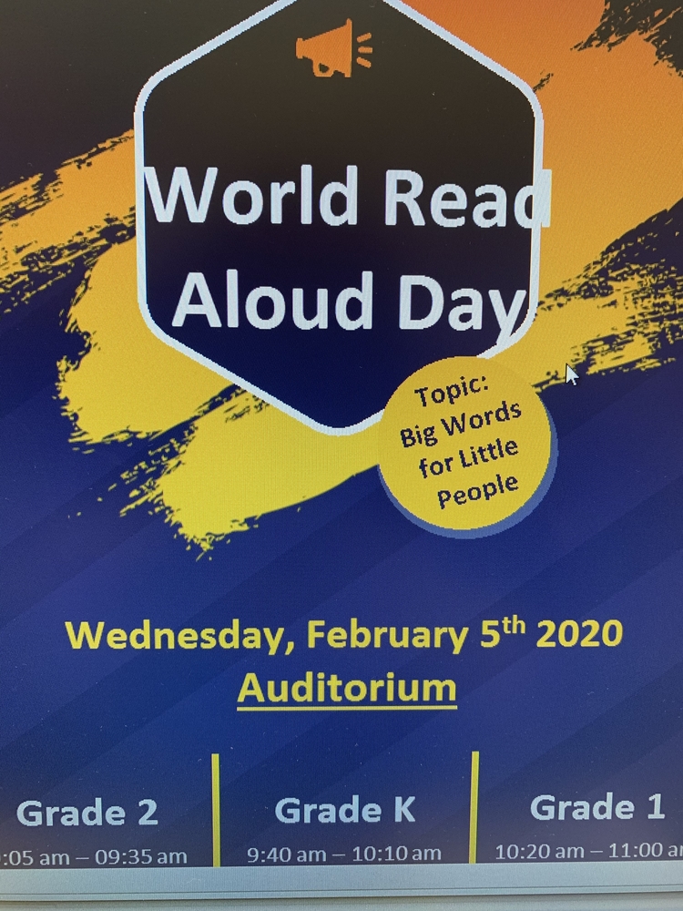 World Read Aloud Day 