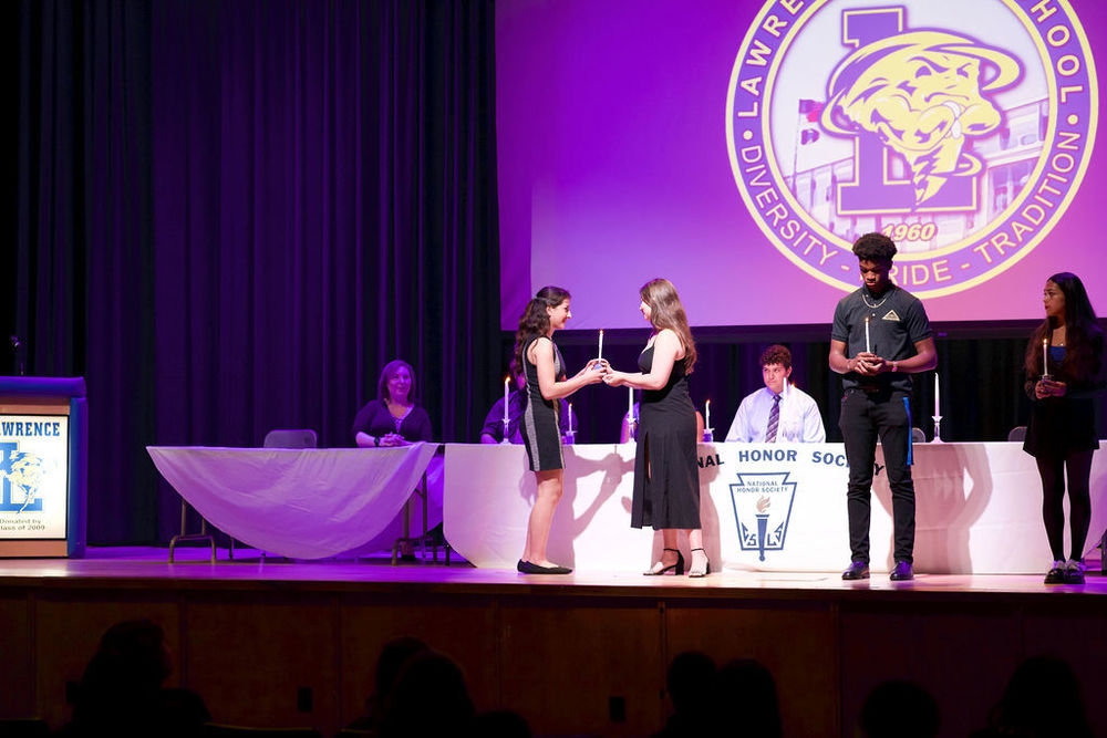 Lawrence High School’s National Honor Society Inductees Celebrated