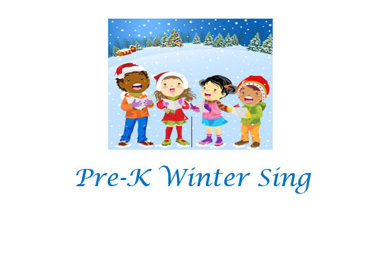 Pre-K Winter Sing