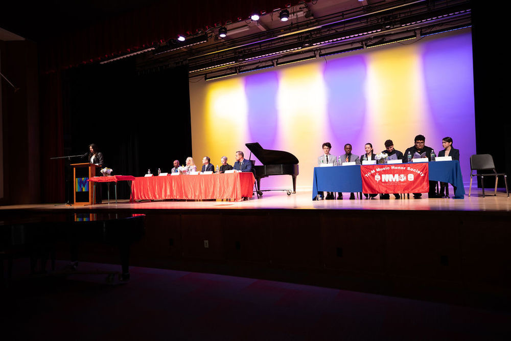 Lawrence High School Hosted their Annual Tri-M Honor Society Induction Ceremony and Recital