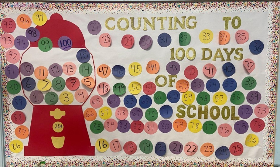 100 Days Poster Board