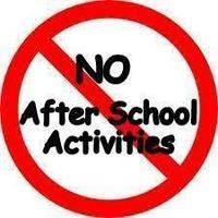 After School Activities Cancelled- 2/12/19