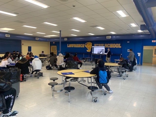 LHS Guidance hosted a presentation from Nassau Boces Adult Education . Brad Slepian introduced the students to a plethora of opportunities available after graduation.