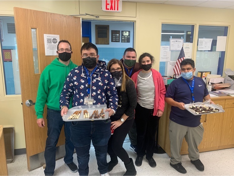 Thank you to the Culinary class for sharing delicious treats!