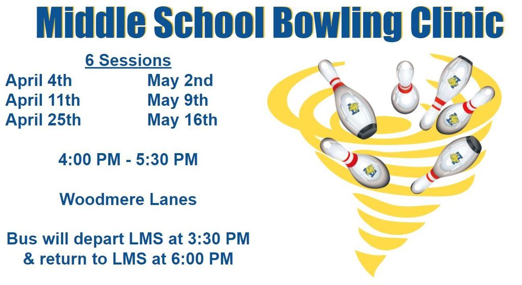 Middle School Bowling Clinic