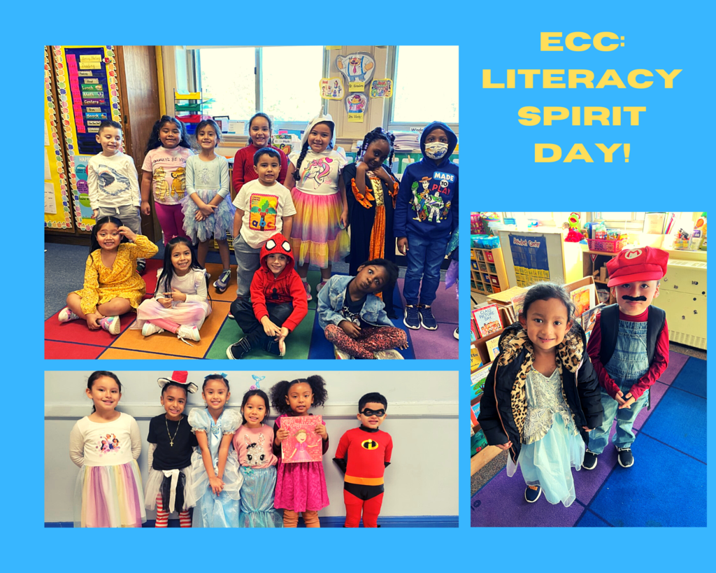 ECC: Literacy Spirit Day- Dress up like your favorite story book character!