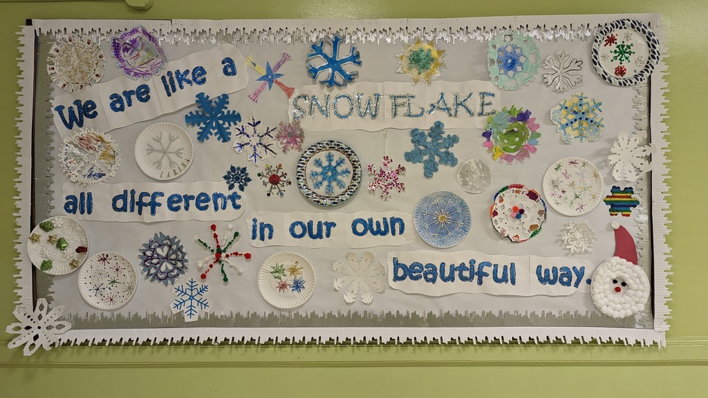 We are like a snowflake